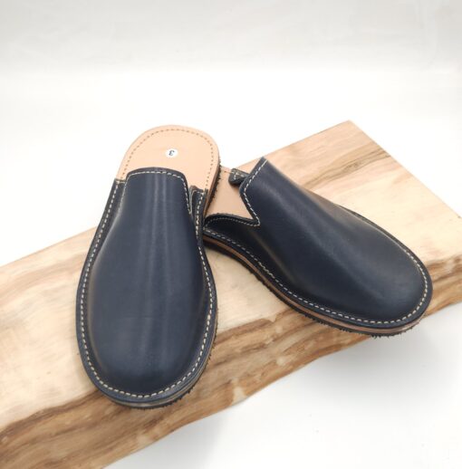 Unisex Black Mule