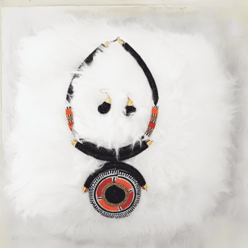 Handcrafted Masai Necklace With Pendant