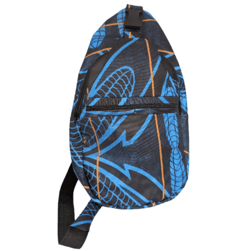 Blue Sotho African Sling Bag by Tribe Afrique