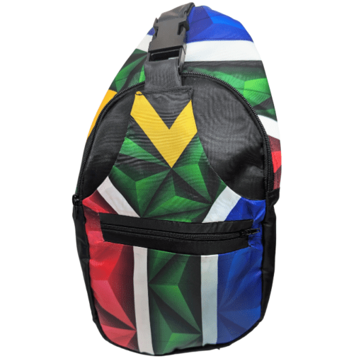 Proudly South African Flag Heritage Sling Bag by Tribe Afrique