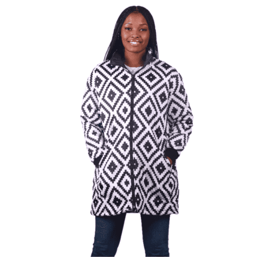 Xhosa Puzzle Long African Jacket by Tribe Afrique