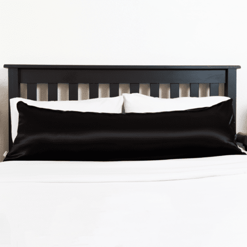 Black Satin Pillow