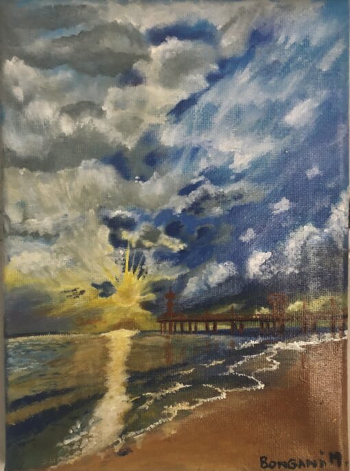 Sea peace Acrylic Painting