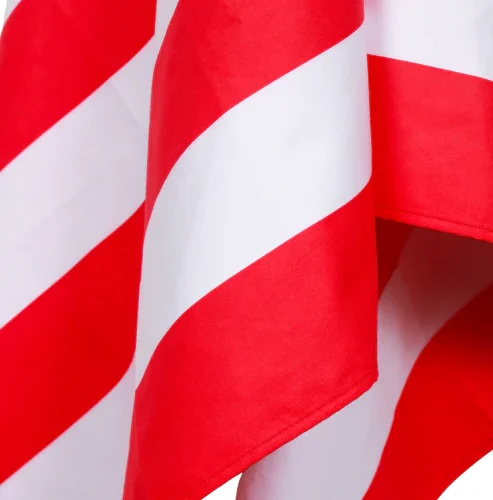 Alternative view of Boulders Red Beach Towel